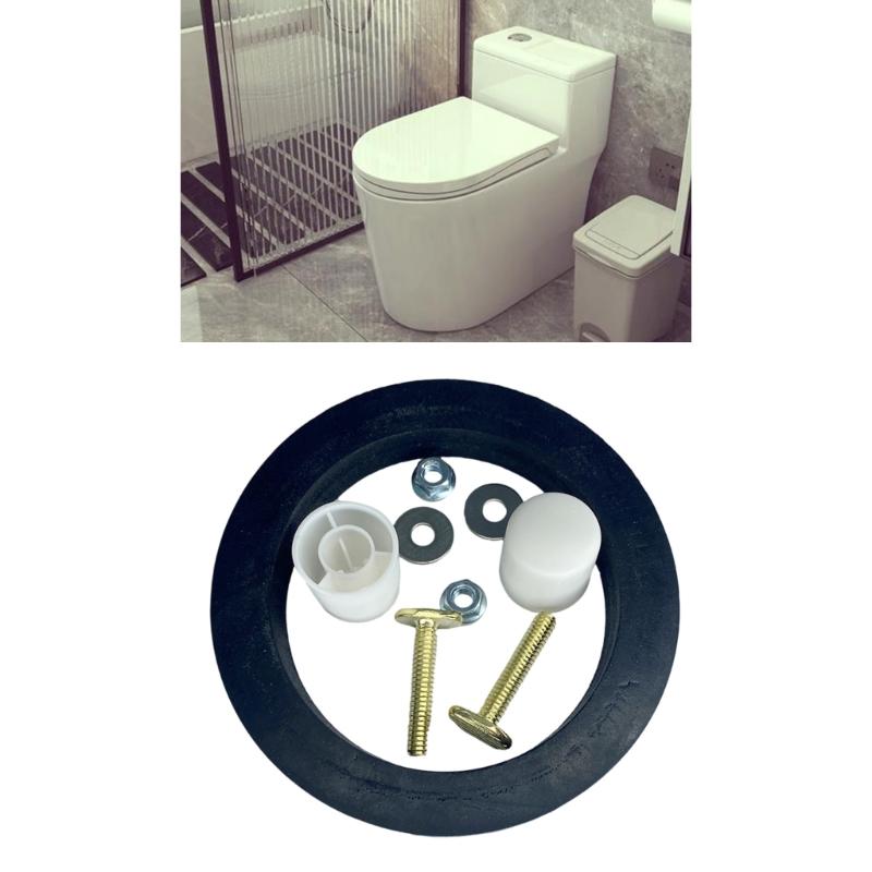 Toilet Repair Seal Flanges Kits Toilet Gasket with Mounting Hardware Toilet Flushes Seal for 300 310 320 Series