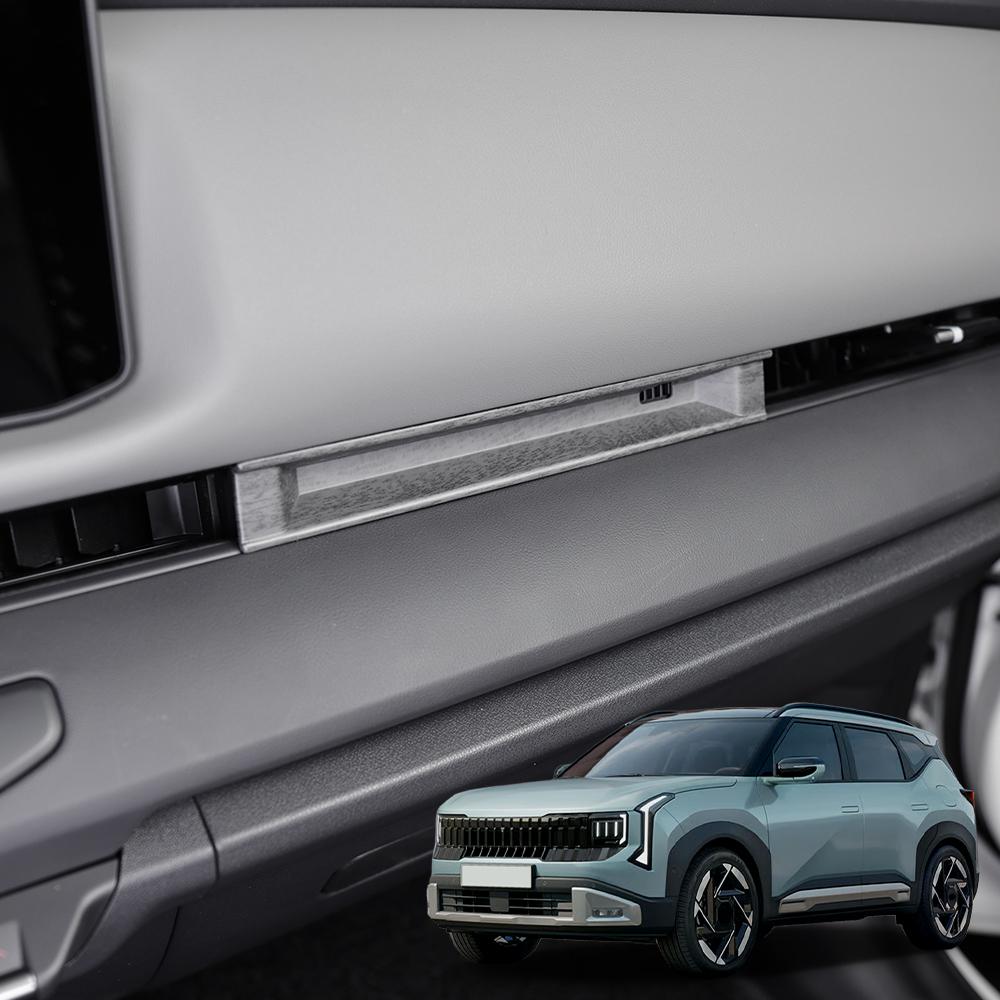Auto Interior Accessories Front Row Air Vent Decorative Frame Cover ABS Material For KIA SELTOS SP3 2026 2027 Left-Hand Drive