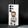 Messi 10 Fußball Handyhülle Für Samsung S25,S24,S21,S22,S23,S30,Ultra,S20,Plus,Fe,Note,10,9,5G Transparente Hülle