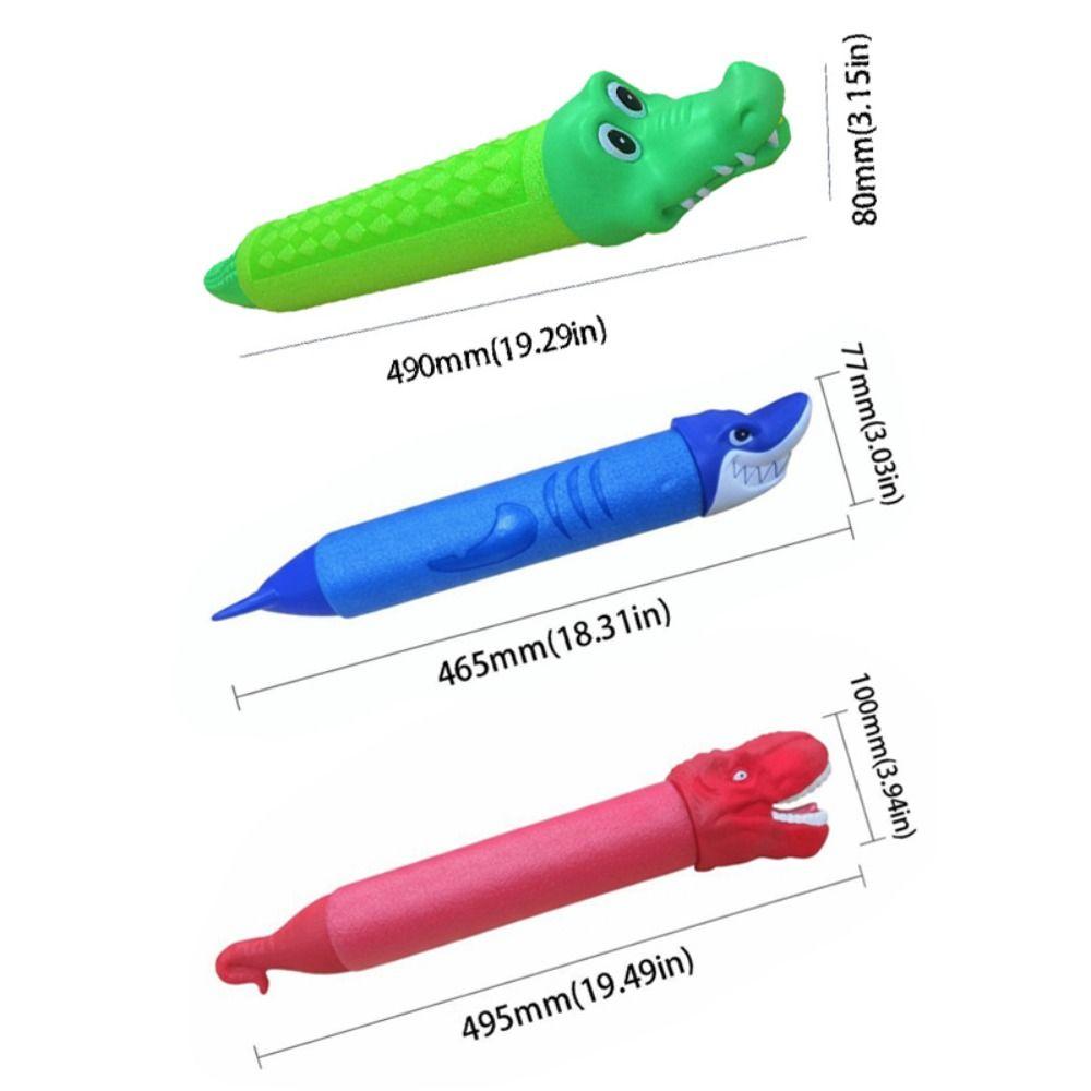 Cartoon Design Water Squirter Colorful EVA Shark Squirter Toys Pool Toys Water Toys  Backyard Play