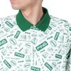 Short Sleeve Polo Shirt Golf X Green S [Pin Apparel] Men's (All-over Print) / / 621-5160221 031_White