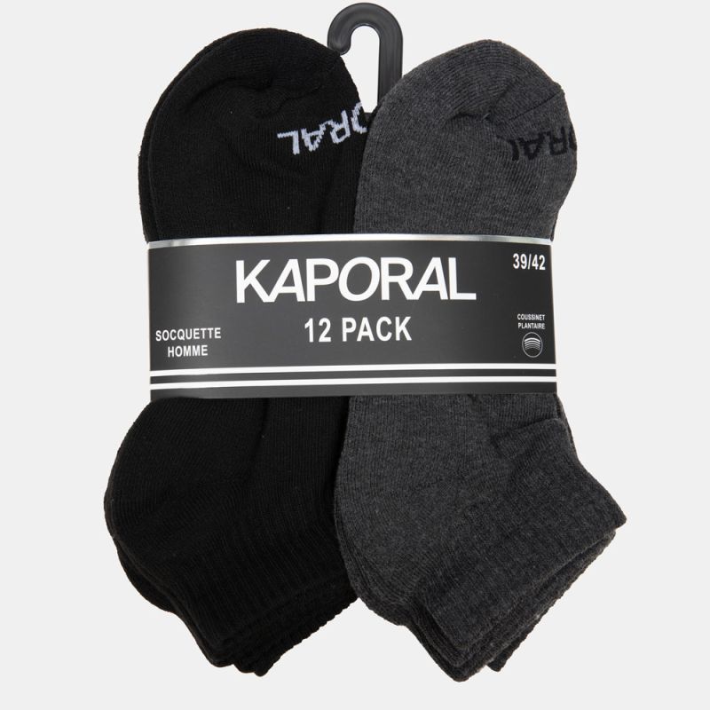 Set of 12 Pairs of Men's Gerardo Ankle Socks KAPORAL