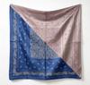 Beach sunset fashion silk scarf print 91CM silk square scarf decorative scarf scarf versatile shawl silk scarf