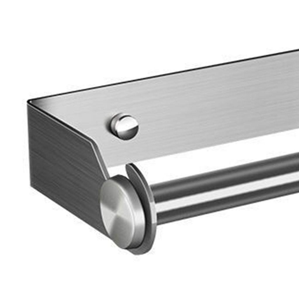Stainless Steel Paper Towel Holder, Wall Mounted Paper Towel Dispenser Space