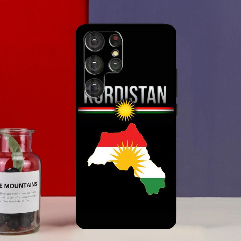 Kurdistan Flag Back Cover For Samsung Galaxy S20 FE S21 FE S22 S23 Ultra Note 20 10 S8 S9 S10 Plus Case