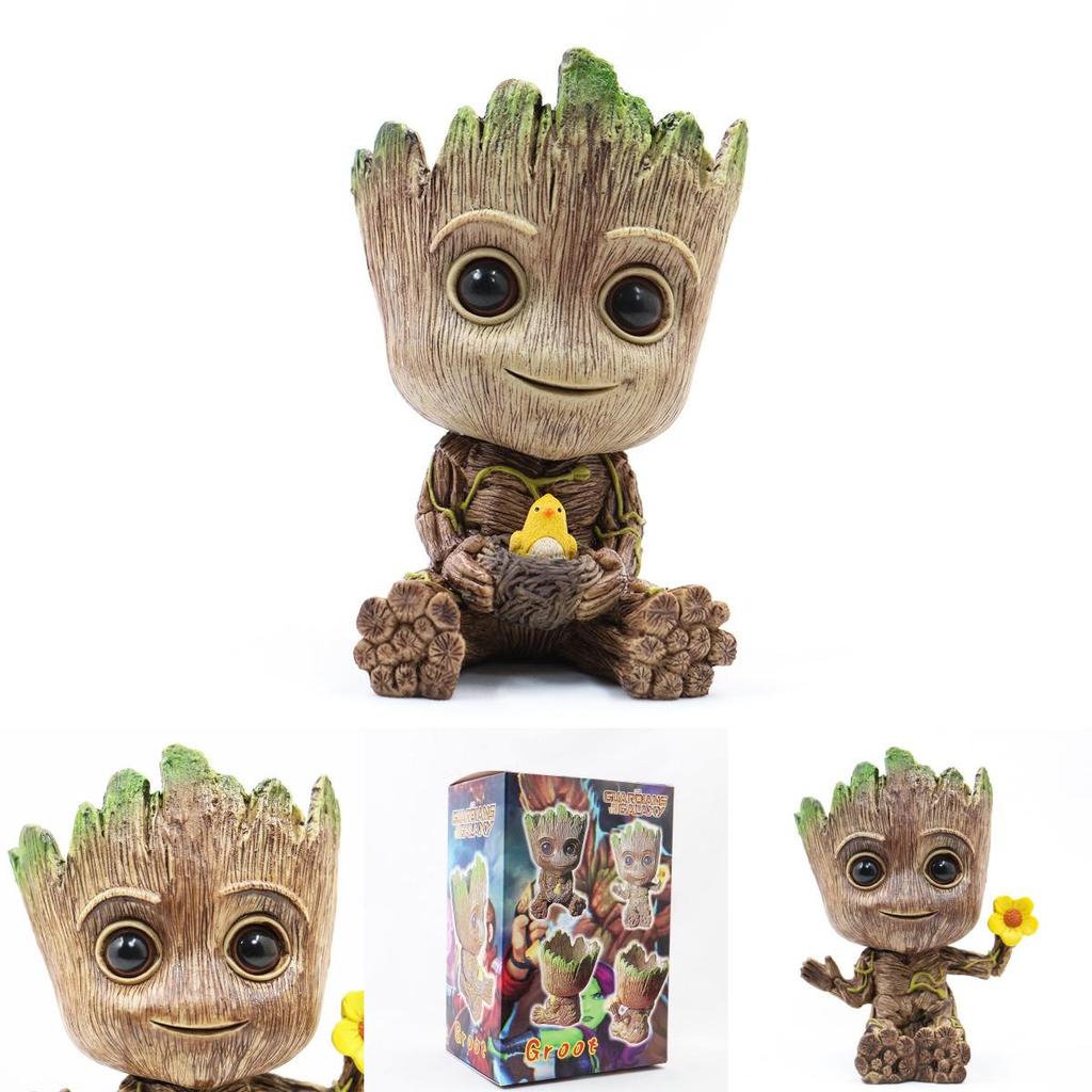 Adorable Guardians Of The Galaxy Baby Groot Tree Man Figure Flowerpot Penpot Kid Toy For Every Fan
