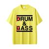 Drum and Bass Funny Meme T Shirts Rum and Ass Lovers Jokes Short Sleeve Men Casual Cotton T-shirt Men's Fashion Oversized Tshirt