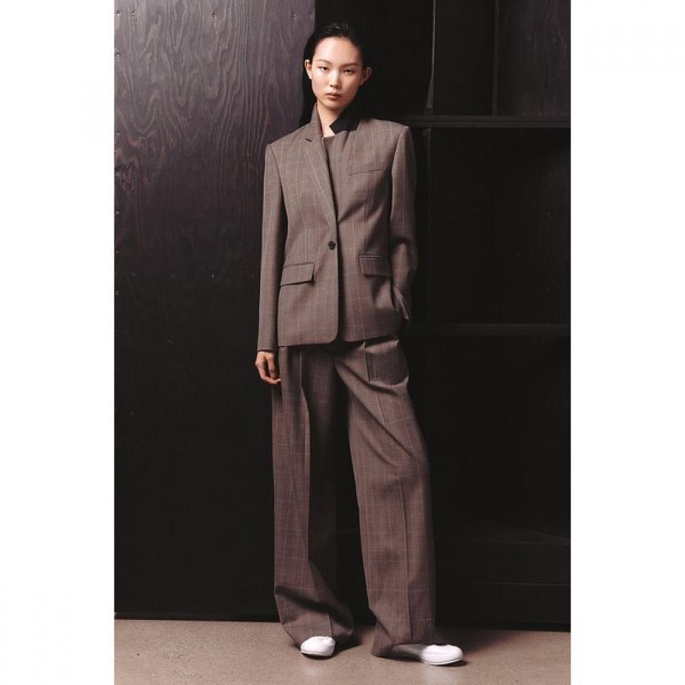 Vov Classic Check Two Tuck Pants 7116130202
