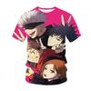 Jujutsu Kaisen Summer Men's Retro Temperament T-Shirt Simple Printed Ryomen Sukuna Short Sleeve T Shirts Outdoor Fitness Breathable T Shirt Tops