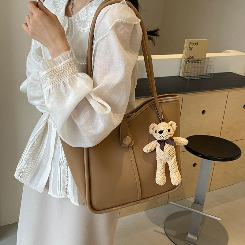 Premium Texture Versatile Commuter Bag Women's 2025 Spring New Large-capacity Simple Casual Shoulder Tote Bag Women