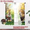 2D flat Photography Backdrop Popular Scene Backdrop Easter Bunny Egg Baskets 100% Polyester Party Decorations for Suitable