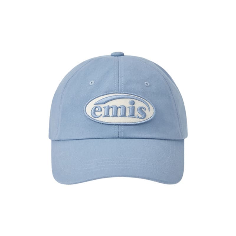 

EMIS TONE ON TONE WAPPEN BALL CAP-SKY BLUE SKY BLUE
