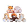 Big Foot Animal Plush Toy - Cute Panda, Koala, Fox & Raccoon Doll Collection