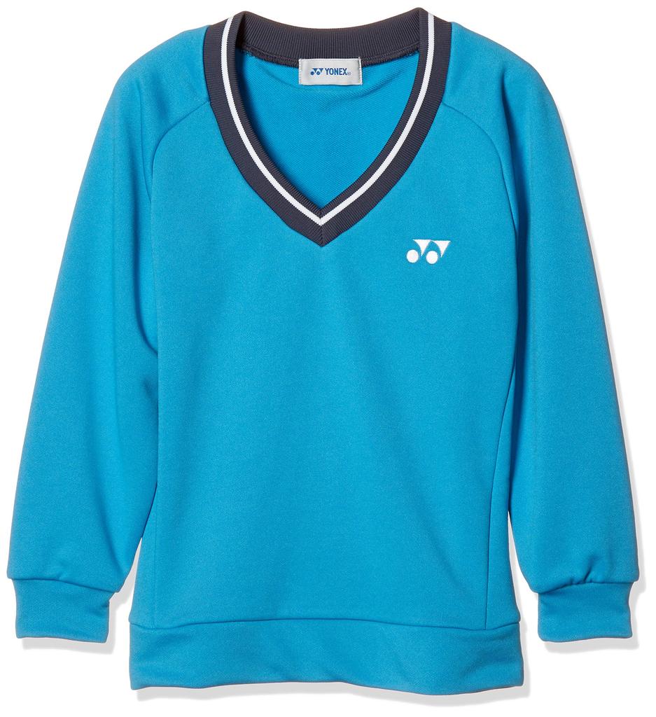 Yonex Junior Tennis Bright Blue Japan Size J120 to Japanese size Sweatshirt, 32026J, Kids, (576), (equivalent 120)