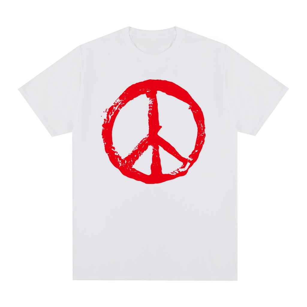 Make Love Not War Vintage T-shirt Pacifism Against War Peace Symbols Cotton Men T Shirt New Tee Tshirt Womens Tops