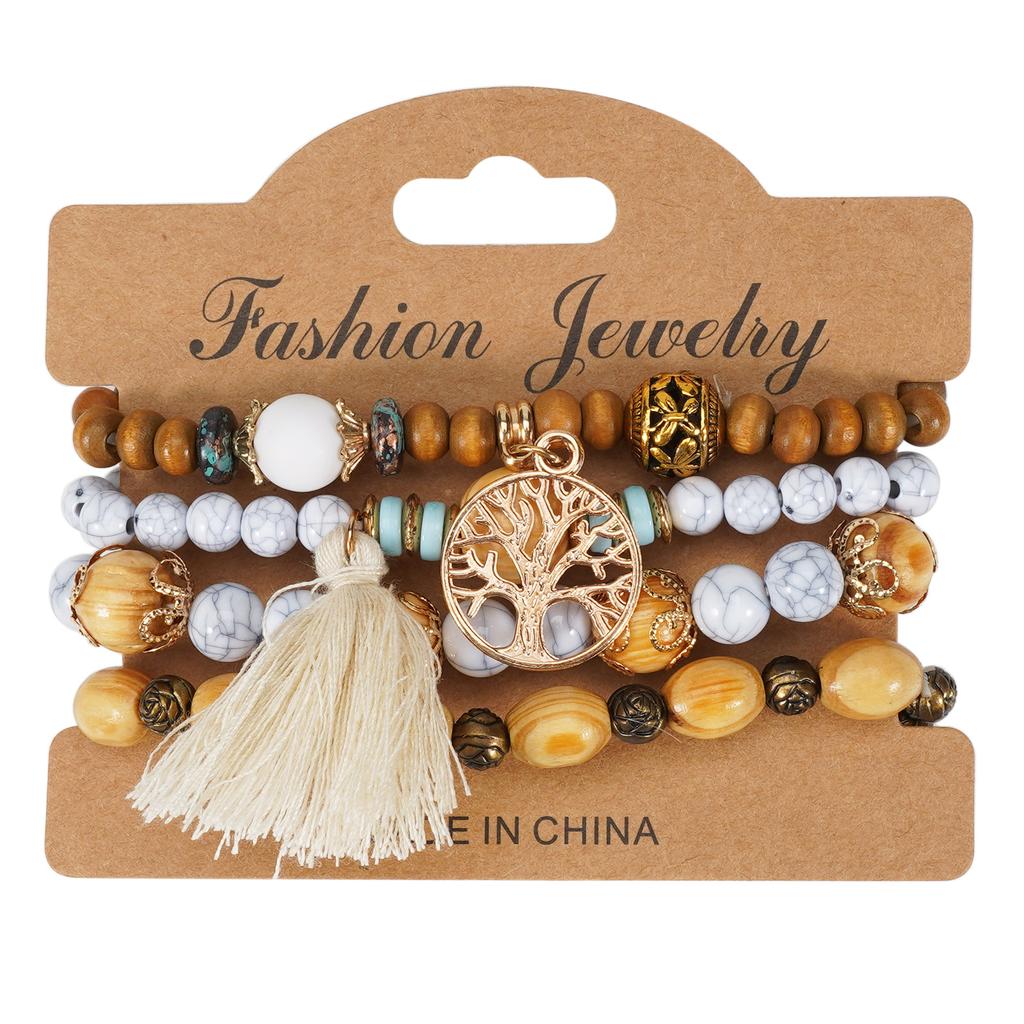 JYL TS Bracelet  Rose Pendant Set Promotes Elegance & Harmonious Life Flow