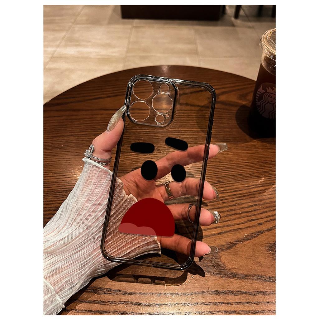 Funny Meme Face TPU Phone Case For IPhone 15 14 13 12 11 Pro Max X XR XS 8 7 Plus, Clear Shockproof Protective Cover
