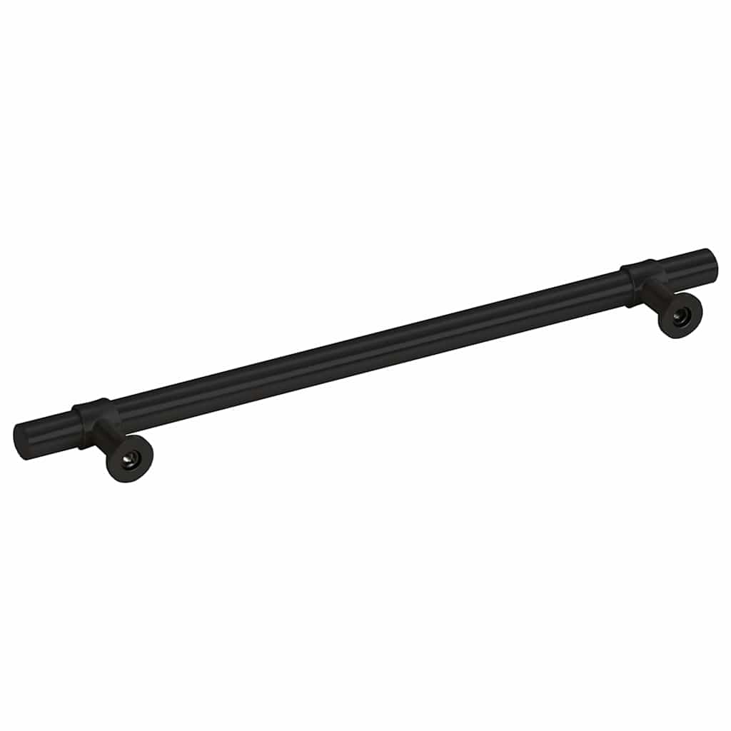 Furniture Handles 5 Pcs Black 192 Mm Stainless Steel