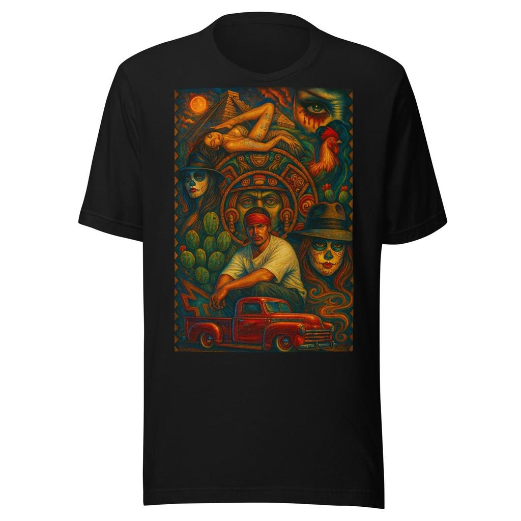 Soul of the Barrio Chicano Roots Art Unisex t-shirt