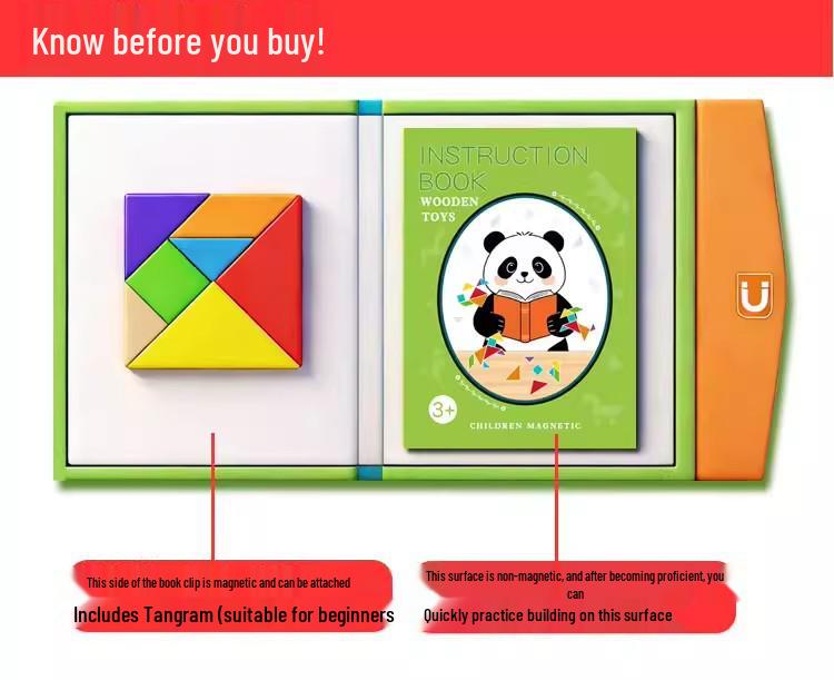 Year 1 Math Magnetic Tangram Puzzles - Educational Aids for Children's Learning