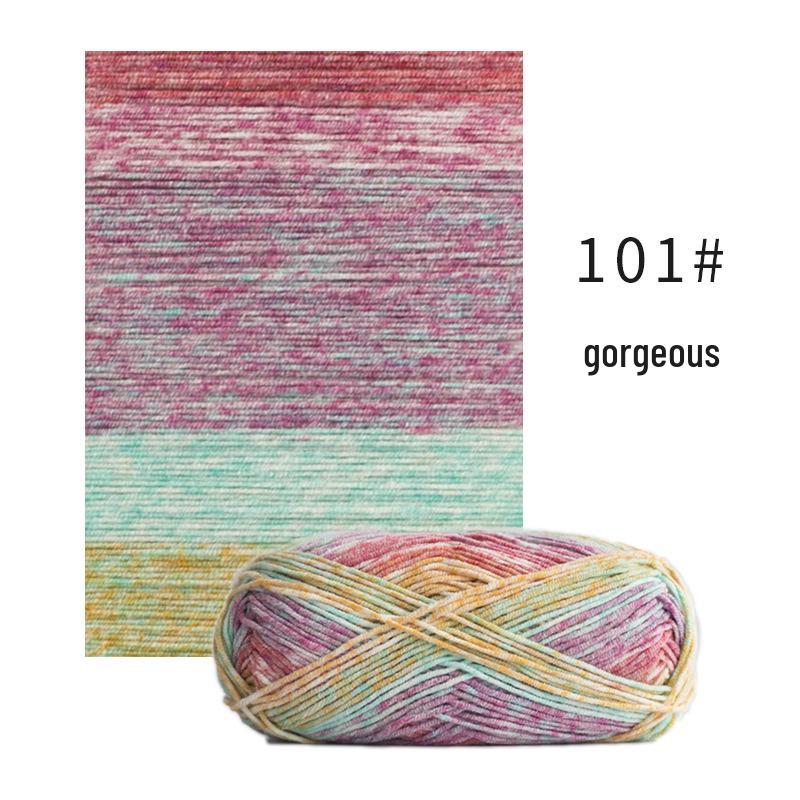 Xue Feier 4-Ply Cute Doll Milk Cotton Combed Yarn for Crochet and Knitted Bags