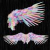 Angel Wings White Feather Swallow Shaped Wings Adult And Children'S Performance Halloween Props Bride Flower Child Dressing