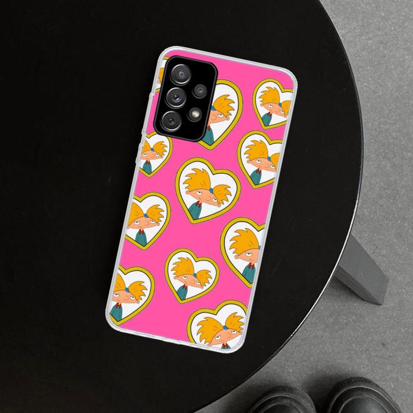 Hey Arnold Helga Cute Funny Cartoon Phone Case for Samsung Galaxy A17 A16 A26 A36 A56 A57 A37 A15 A25 A35 A55 A14 A24 A34 A54 A1