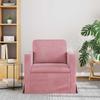 Pink Sofa 78 X 78 X 80 Cm Velvet