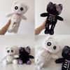 Skeleton Cat Cyberpunk Led Face Plush Animal Stylable Fur Design Home Creative