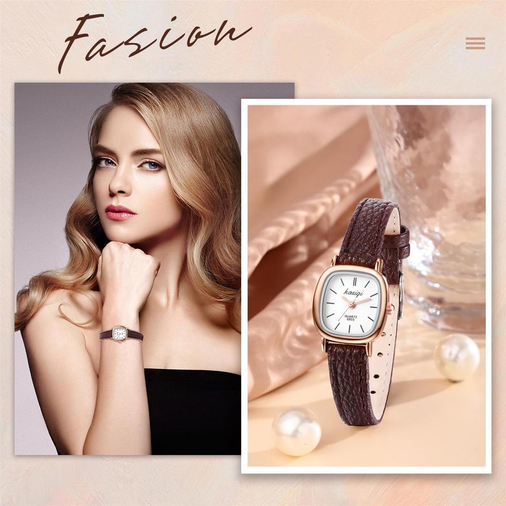 leather thin fashion gift for Day Ladies' watch, strap, analog, waterproof, simple, antique, strap, casual, business, watch, ladies' accessory,