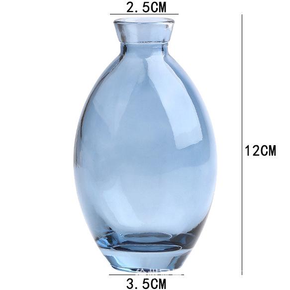 Classic Creative Vase Top Quality Glass Transparent Hydroponic Vase Living Room Flower Vase Home Decoration