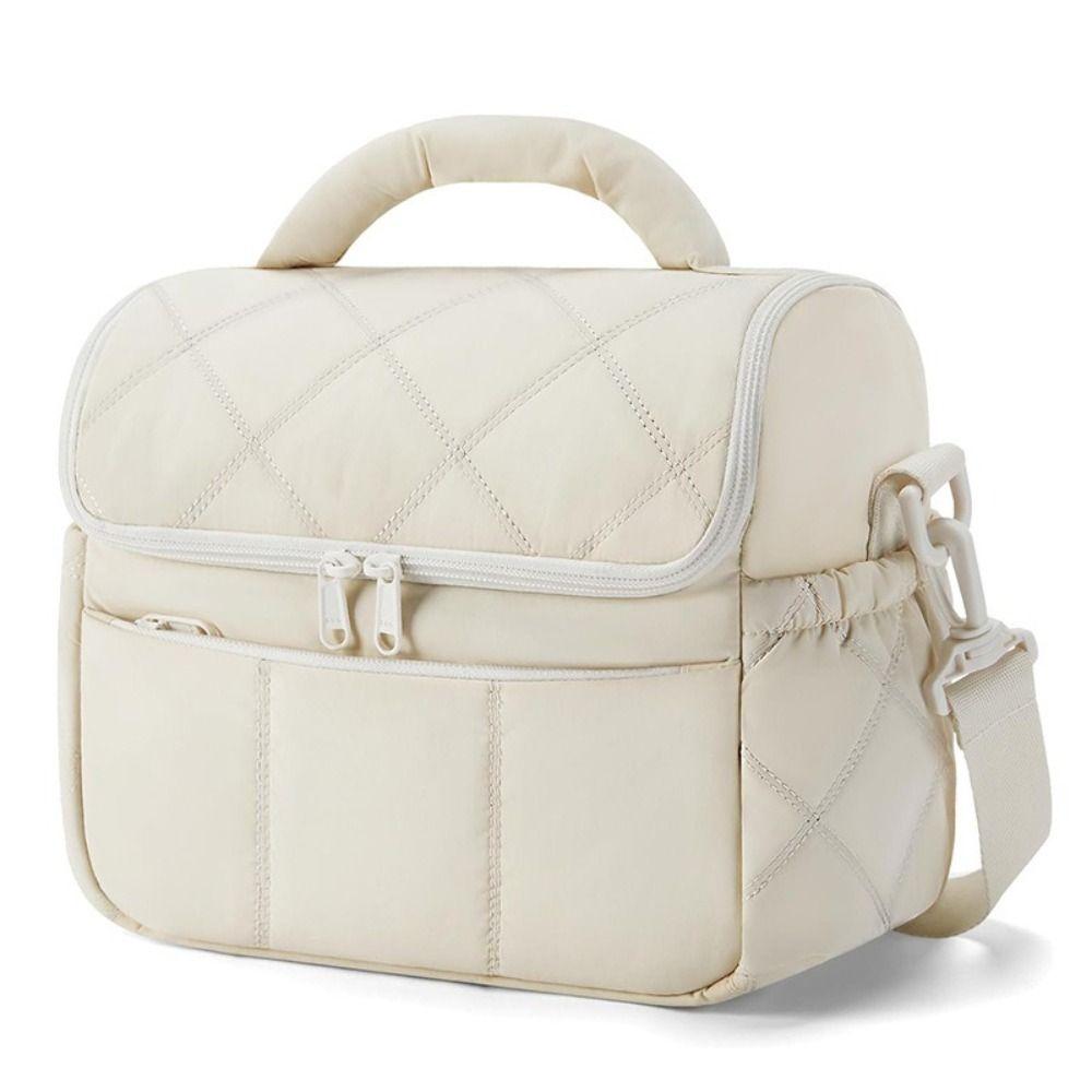 Langlebige Nylon-Lunchtasche Wiederverwendbar Auslaufsicher Isoliert Lunchbox Multifunktionale Isolierte Tasche Damen