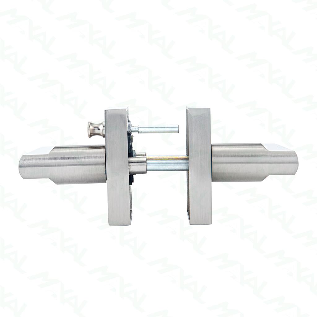 High Quality Waterproof Zinc Alloy Matt Black Handle Key Operated Interior Door Lever Lock for Privacy Bathroom