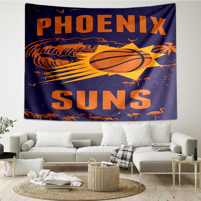 Phoenix Basketball Team Quick-Dry Tapestry Hanging for Bedroom,Livingroom, Playroom,Decor Art Room Wall Tapestry Holiday and Birthday Gifts