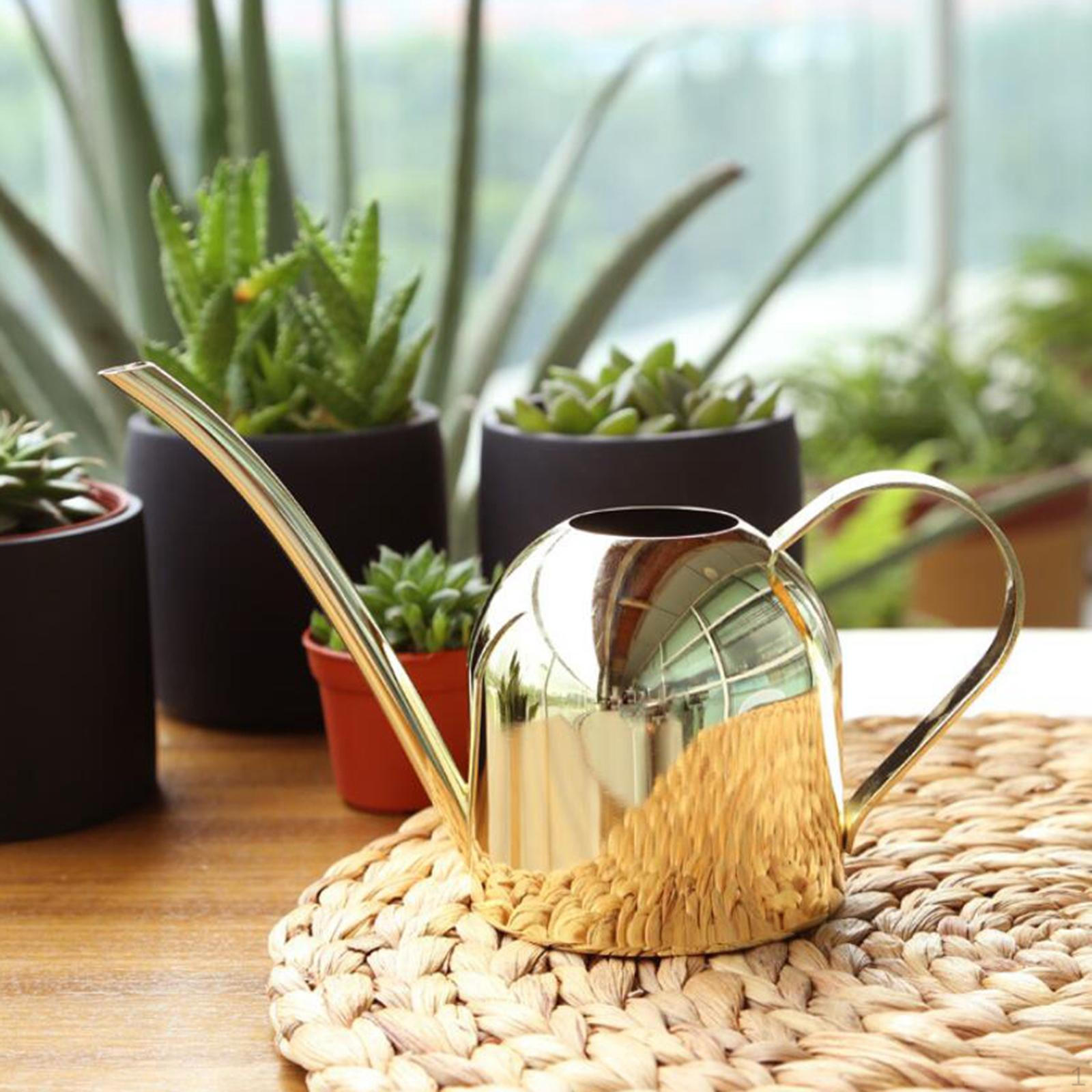 1000 мл лейка из нержавеющей стали комнатные растения длинный рот цветок бонсай