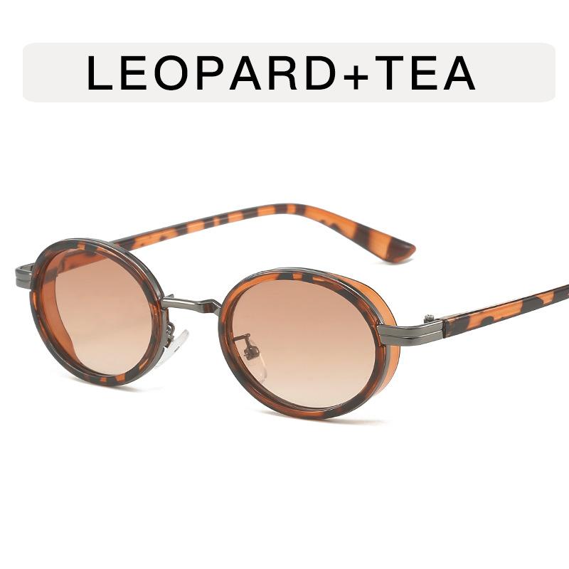 High Quality Women's Sunglasses Oval Shape Trendy Stylish Women Sun Glasses Steampunk Style UV Protection Female Sun Glass