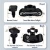 1Pc Bicycle Headlight with Horn Alarm Remote Control Waterproof Bicycle Tail Light with Turn Signal Bike Anti-theft Alarm