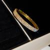Galaxy Shine~ Diamond-encrusted round multi-layer open bracelet light luxury high-end bracelet temperament dinner party exquisite jewelry