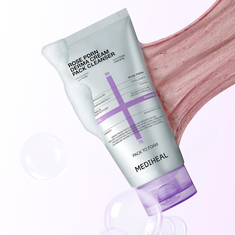Mediheal Rose PDRN Derma Cream Pack Reiniger 120ml