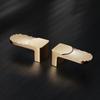 Gold Furniture Handles Zinc Alloy Versatile Easy To Install In Any Room For Hotel Suite