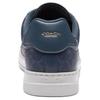 Coach High Line Cow Split Leather Round Toe Lace-Up Low-Top Sneakers Women sneakers Blue CBT39_XXQ