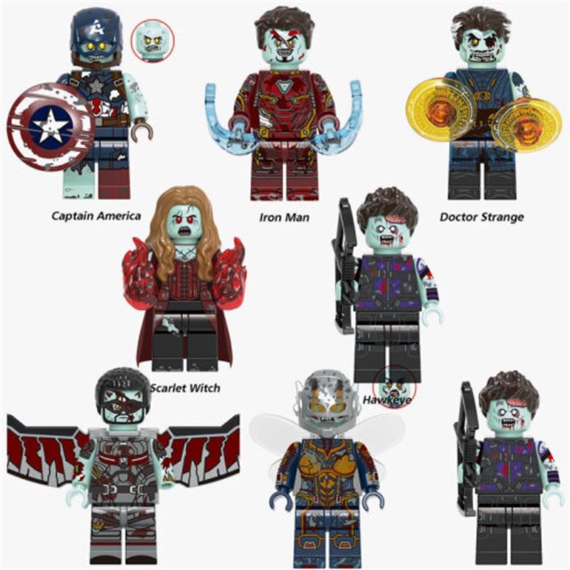 X0325 Superhero Series Building Blocks Toy For Children Abs Material Visual And Intellectual Development Hands-on Coordination Interactive Play