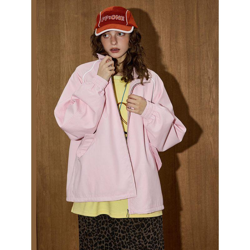 Coolhut2025 Autum Women's Fashionable American Retro Loose and Versatile Jacket