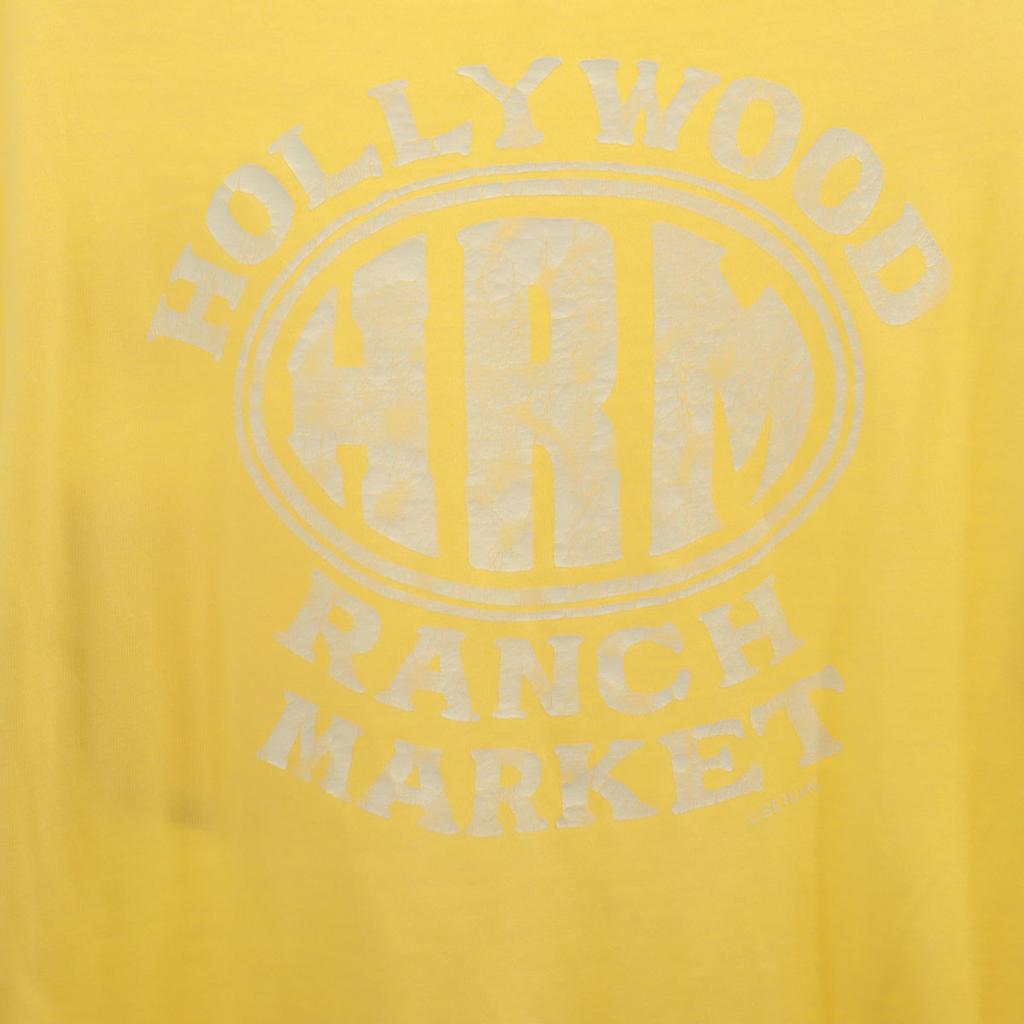 HOLLYWOOD RANCH MARKET Made In Japan Short Sleeve T-shirt 1 Yellow Poke T Men's Used