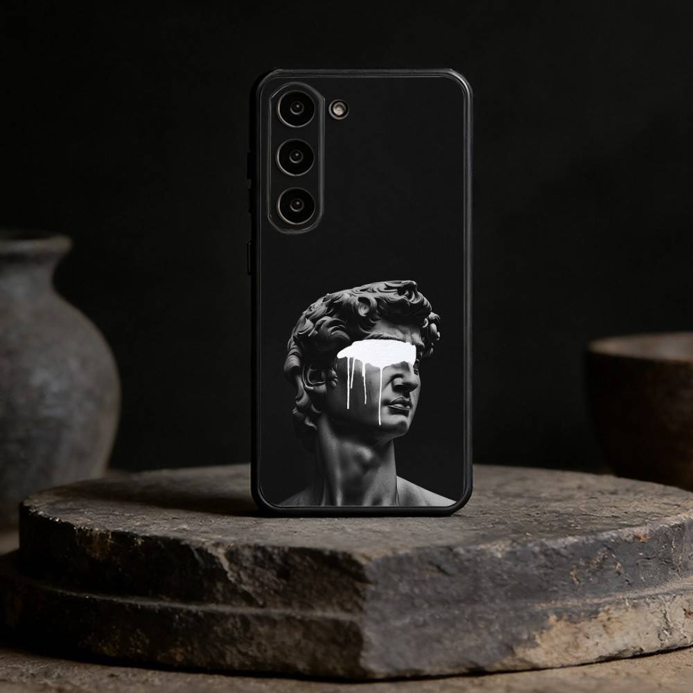 Art Aesthetic David Eyes Phone Case For Samsung Galaxy A13,21s,22,31,32,52,53,71,72,73,Soft Black Cover