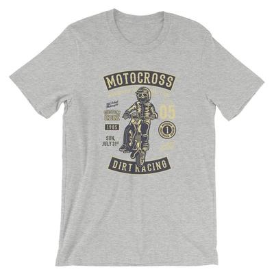 Moto Cross T-Shirt. 100% Baumwolle Premium T-Shirt NEU