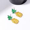 Women Lovely Cartoon Pineapple Shape Earring/Necklace Elegant Fashion Jewelry
