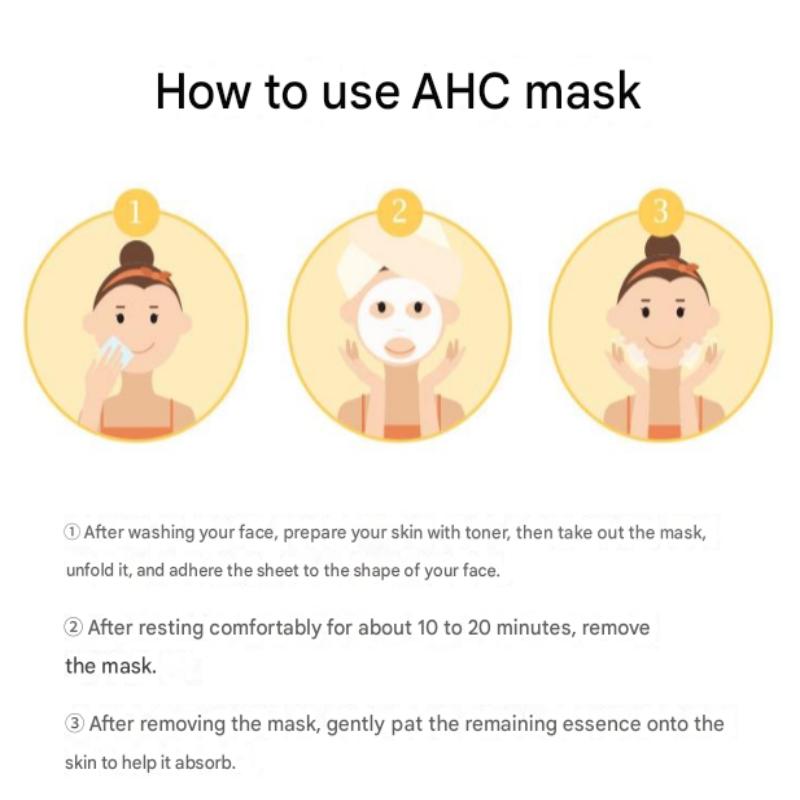 AHC Provital Golden Ampoule Mask Pack 4 Sheets
