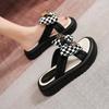 Fashion Womens Slippers 2025 Summer New High-End Bow Platform Comfortable Casual Sandals Soft Sole Fashion Sandals Women