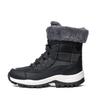 Women's High-Top Winter Snow Boots: Outdoor Travel Style, Plus Cotton, Combat Design, New for 2025.